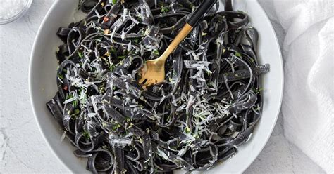 Squid Ink Pasta - The Perfect Halloween Dinner Recipe!
