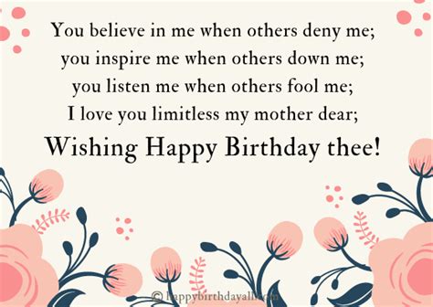 50+ Heartfelt Birthday Poems for Mother