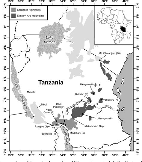 Figure 1 From Biogeography And Diversity Among Montane Populations Of