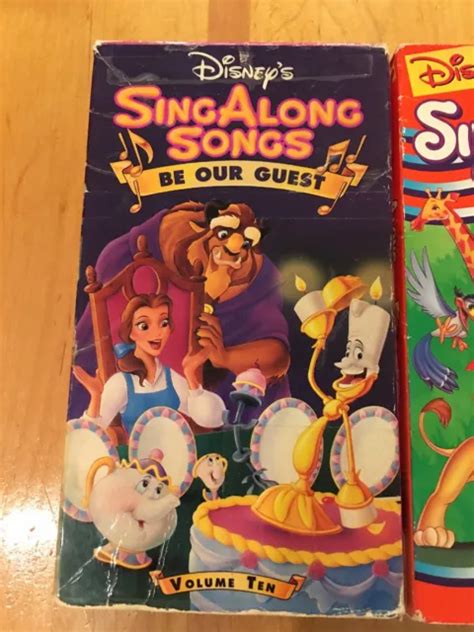 Disney Vhs Set Mitsingen Lieder K Nig Der L Wen Kleine Meerjungfrau