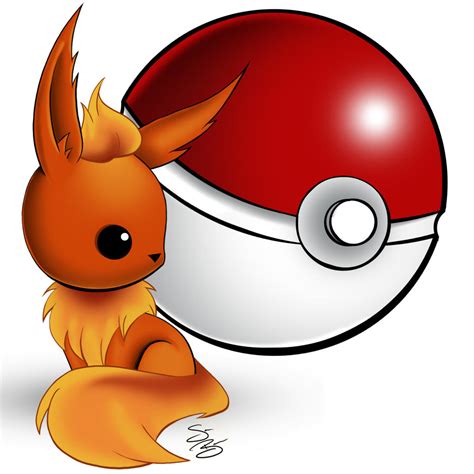 Chibi Flareon By Samanthabranch On Deviantart