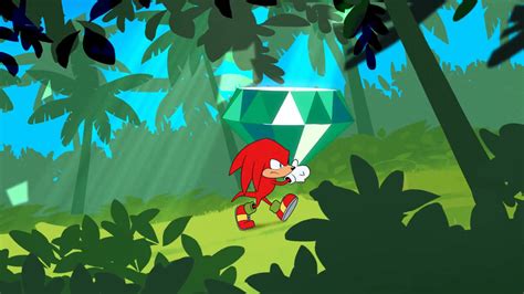 Knuckles Holding A Master Emerald By L Dawg211 On Deviantart