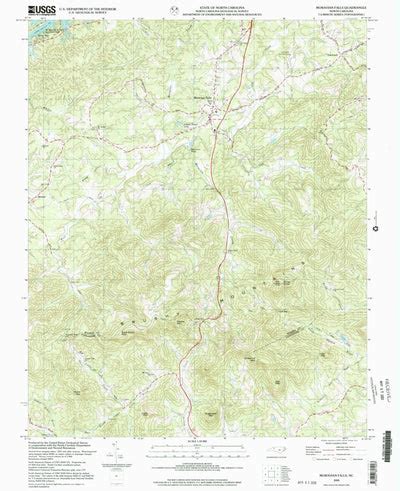 Moravian Falls, NC (2000, 24000-Scale) Map by United States Geological ...