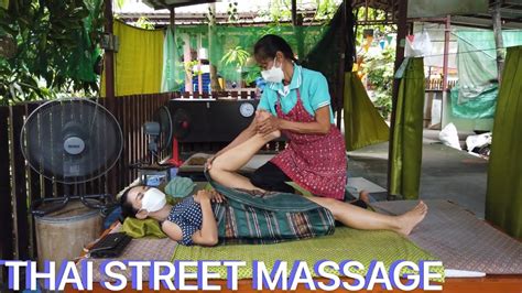 Best Full Body Thai Massage Strong Back Foot Head Shoulder Massage Youtube