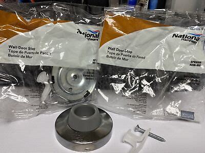 New National Hardware In Satin Chrome Wall Door Stop SPB9205 N236 002