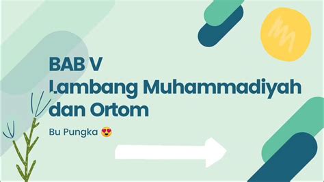 Lambang Muhammadiyah Dan Ortom Kemuhammadiyahan Kelas I Youtube