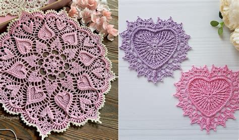 Heart Doily Free Crochet Patterns Your Crochet