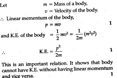 Relation Between Kinetic Energy And Momentum Relationship Between