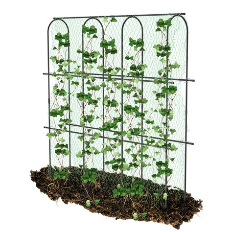 Bitnin Cucumber Trellis For Climbing Plants Outdoor U Shaped Metal