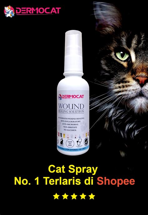 150ml Ubat Luka Kucing Spray Kucing Cat Spray Ubat Kurap Kucing