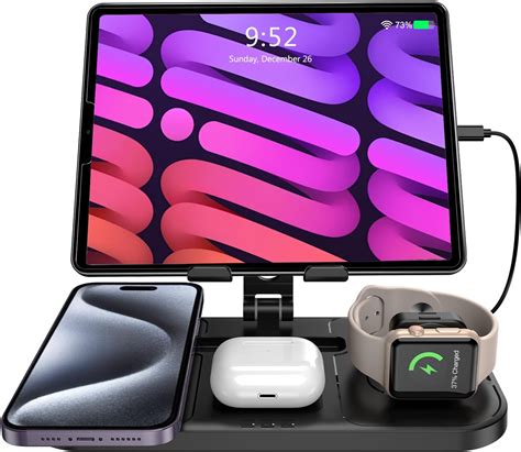 Wireless Charger Ipad Ladestation A Pple Watch Und Iphone F R Iphone