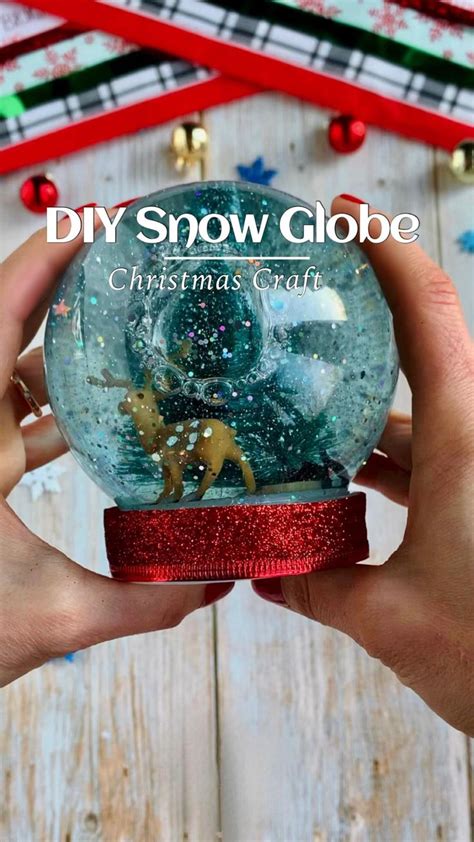 DIY Homemade Christmas Snow Globe | Deco noel, Noel, Creations