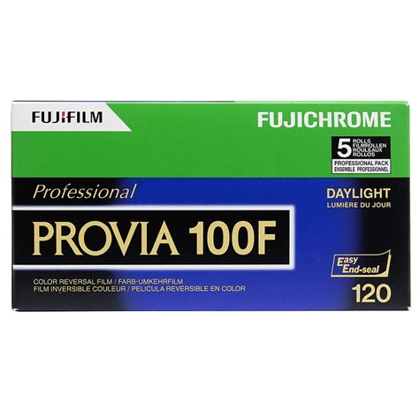 FujiChrome Professional Provia 100F Color Reversal Slide 120 Roll Film