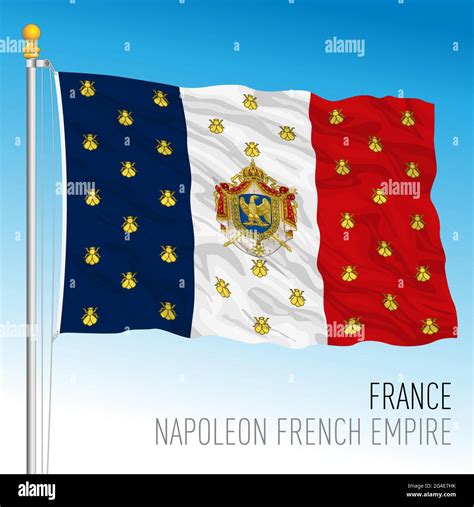 Napoleon Bonaparte French Empire flag, France, historical emblem ...