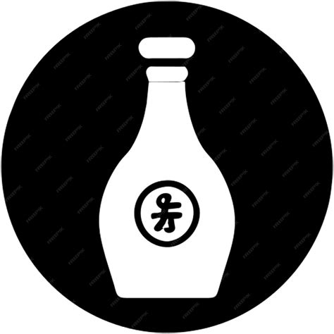 Premium Vector Japanese Sake Icon