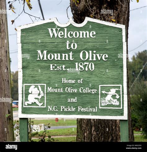 Welcome To Mt Olive Hi Res Stock Photography And Images Alamy