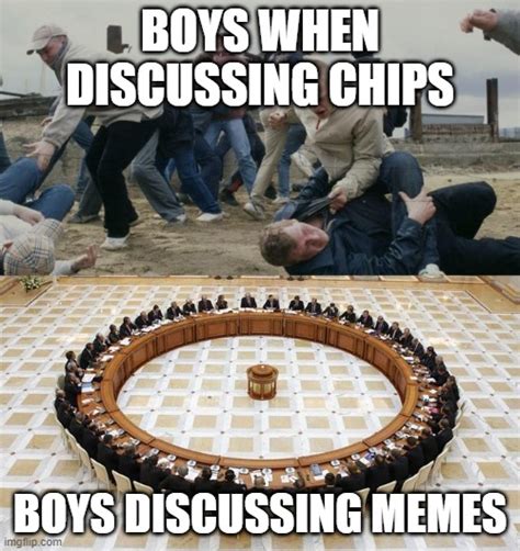 Men Discussing Men Fighting Imgflip