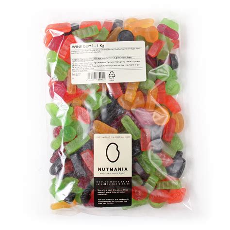 Wine Gums 1kg Nutmania