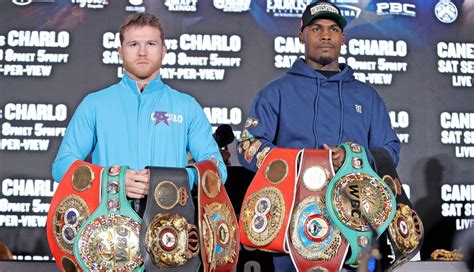 Saul Alvarez Gegen Jermell Charlo WM Kampf Im Boxen Um Vier Titel