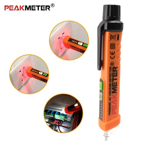 Peakmeter Pm C Non Contact Ac Voltage Detectors Tester Meter V