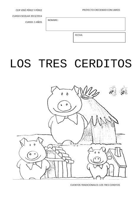 Ficha De Los Tres Cerditos Images And Photos Finder