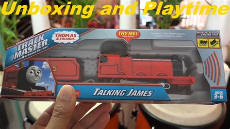 Thomas And Friends Talking James Trackmaster Motorized Railway Unboxing