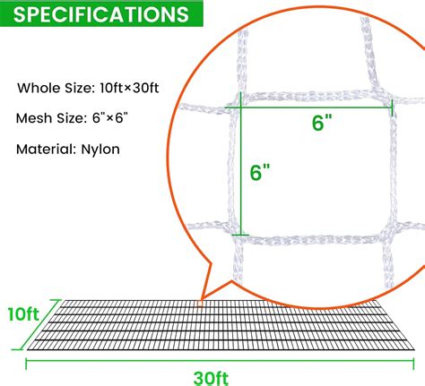 knotless soft mesh nylon trellis netting bulk roll heavy duty garden
