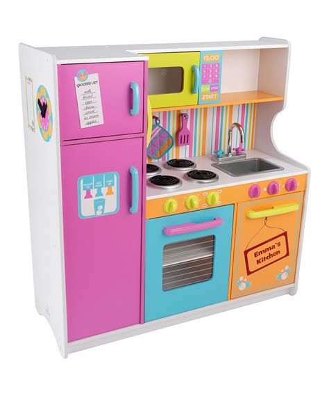 Deluxe Big And Bright Personalized Kitchen Play Kitchen Kids Kitchen