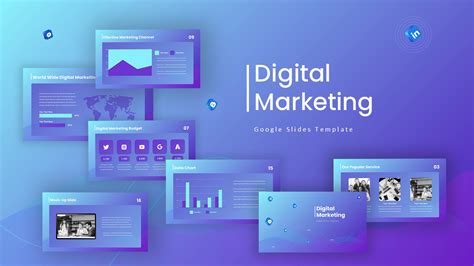 Digital Marketing Roadmap PPT Google Slides Template SlideKit