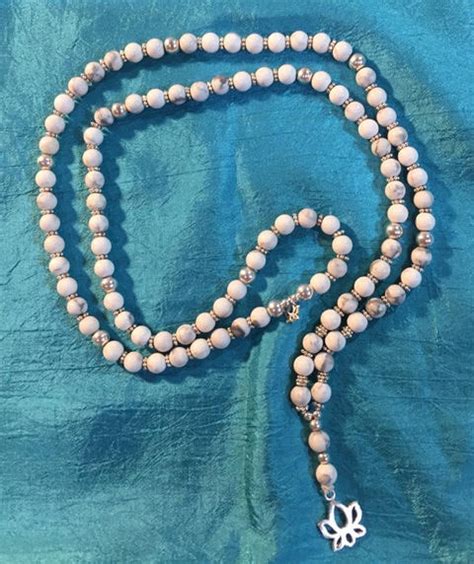 Traditional White Howlite Mala Suzi Lula