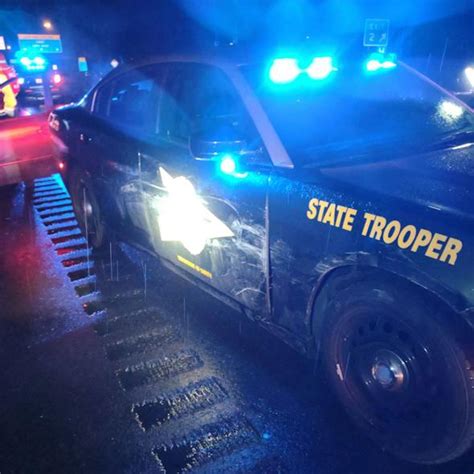 New Hampshire State Trooper Uses Collision To Stop Wrong Way Driver