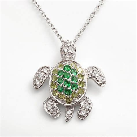 Sophie Miller Sterling Silver Simulated Emerald Simulated Peridot