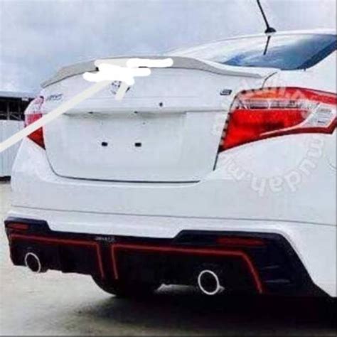 Jual Spoiler Ducktail Vios Gen 3 Model Drive 68 Cocok Untuk Mobil Vios