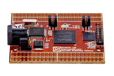 Saturn Spartan 6 FPGA Development Board With DDR SDRAM Numato Lab