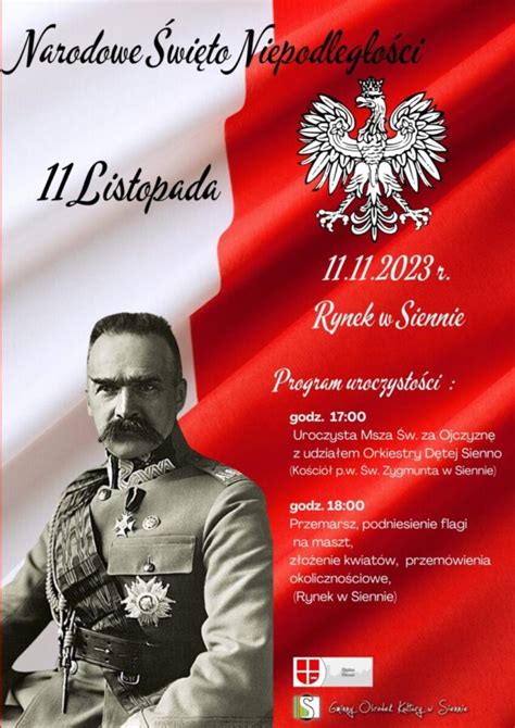 Narodowe Święto Niepodległości w Siennie MojeLipsko info