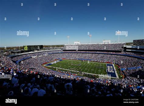 Fans Gather During A Pre Game Ceremony To Announce New Buffalo Bills