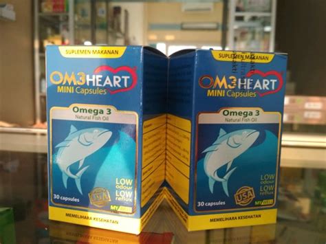 Jual Omega 3 Om3heart Isi 30 Caps Di Lapak Hgs Medical Bukalapak