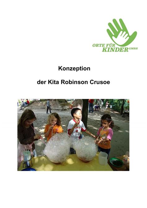 Konzeption der Kita Robinson Crusoe Orte für Kinder GmbH