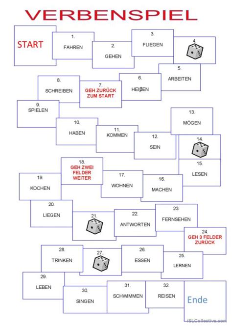 100 Brettspiel Sprech Praxis Deutsch DAF Arbeitsblätter pdf