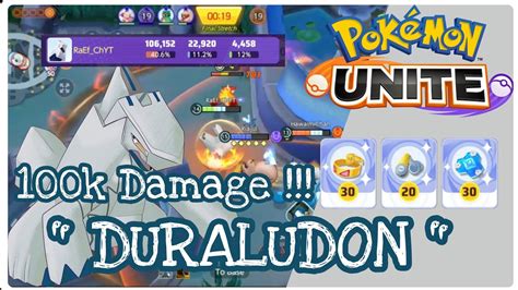 Duraludon Best Build Pokemon Unite K Damage Master Gameplay