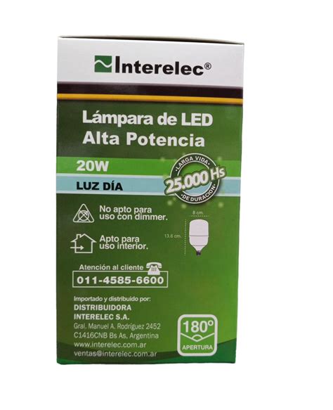 L Mpara Led High Power W Distribuidora Capicua