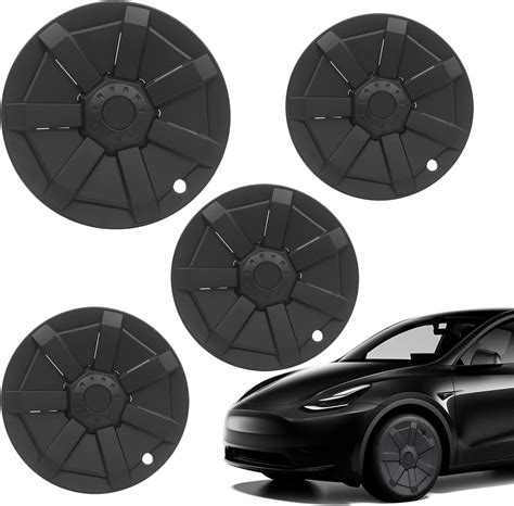 Terfulnel 19 Inch Hubcap Fit 2017 2023 Tesla Model Y Wheel Covers 4pcs Replacement