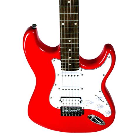 REDHILL STM200/RD эл.гитара, Stratocaster, 1V/2T/3P, S-S-H, тополь/клен ...