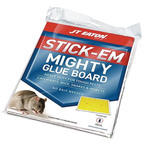 JT Eaton Stick-Em Mighty Glue Board Trap (12-Pack) 157 - The Home Depot