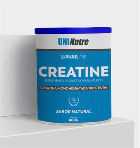 Creatina Monohidratada 100 Pura 400g UniNutre Creatina Magazine