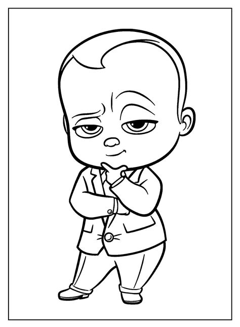 Imprimir Desenhos Para Colorir O Poderoso Chefinho Boss Baby 28