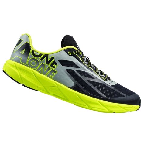 The Hoka Tracer In Black And Citrus For Men At