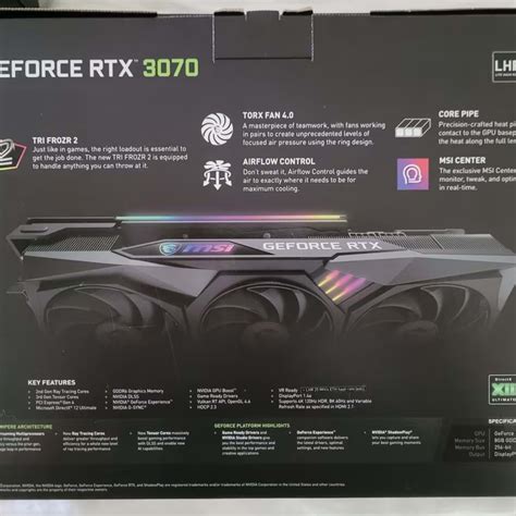 Msi Geforce Rtx 3070 Gaming Z Trio Lhr On Jawa