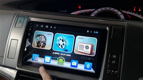 Toyota Estima Install Cogoo Android T Series Inch Player