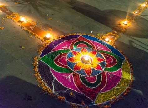 Rangoli at Tihar Deepawali Festival and Newari New Year in Kathmandy ...